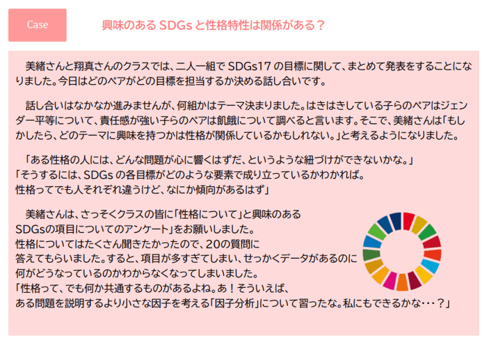 SDGsと性格特性のアンケート